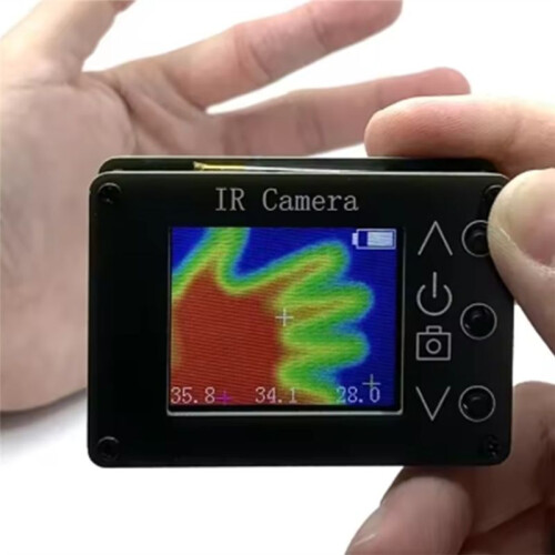 Infrared Thermal Imager Camera 1.8 Inch LCD Display Digital Temperature Measurement Sensor USB Charging MLX90640 1