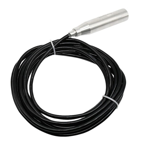 Submersible Water Level Transmitter Liquid Level Sensor High Protection Water Level Measurement 2meters Range 5m Cable