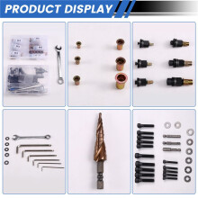Rivet Nut Tool Riveting Manual Threaded Hand Riveter Inserts Metal License Plate Rivet or Threads for Cars Tool