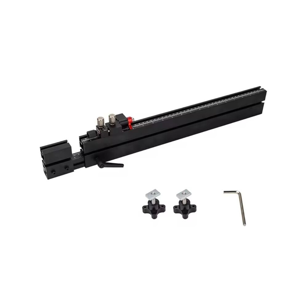 T Track With Quick Alignment For Woodworking Tablesaws Miter Gauges Centerlines 38Mm From Base, Extendable 560Mm-941Mm 4711414524766