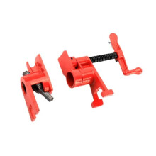 3/4 Inch Pipe Screw Clamps Pipe Screw Clamps Wooden Clamp Set Quick Release Pipe Clamps Metal Clamps Pipe Red