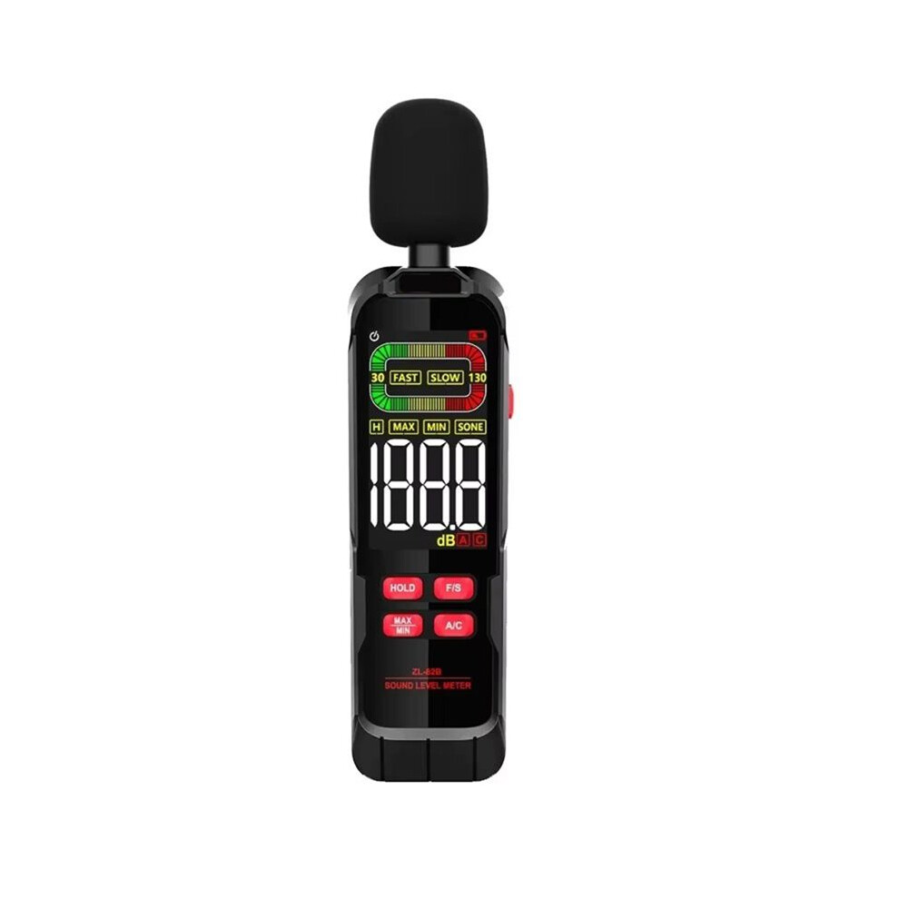 Usb Charging 30-130Db A/C Weighted Digital Sound Level Meter Handheld Decibelimetro Decibel Noise Meter Zl82b 6132541948542