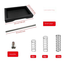 Bandeja Coletora de Baixo Perfil com Ponta de de um Furo e Kit de Modificação de Mola OPV de 9 Barras e 6 Barras para Gaggia Classic Pro