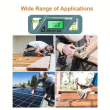 Digitale Gradenboog Inclinometer Niveau Goniometer Meet Inclinometer Magneet 90 Graden Meter Digitaal Display 1 Stuks