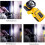 Rechargeable Rotatable Torch Lamps Flashlight LED Work Light for  10.8V-12V Li-Ion Battery DCB124 DCB120 DCB123 6