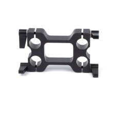 4-Holes 25mm Rising Riser 15mm Rod Clamp Light Studio Support Rail DSLR Rig Follow Focus 4K 8K Film Camera Photo Tripod
