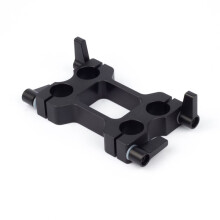 4-Holes 25mm Rising Riser 15mm Rod Clamp Light Studio Support Rail DSLR Rig Follow Focus 4K 8K Film Camera Photo Tripod