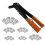 Heavy Duty Riveter Set Riveting Machine 120Pcs Blind Rivets Assortment Kit Hand Tools Rivet Nut Tool Orange 1