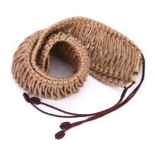 Steel 12 Inch Tongue Drum Wrapped Braided Rope,Percussion Instrument Hand Pan Drum,Hand-Woven Rope Handpan Decoration