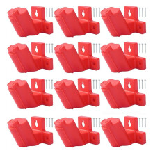 12 Pack Tool Holder for Drill M12 12V,Wall Mount Plastic Tools Storage with 32 Screws for Power Tool Storage