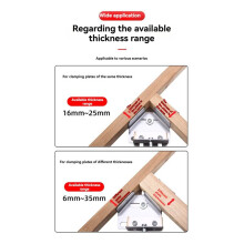 2PCS Stainless Steel Right Angle Clamp 90 Degree Fixer Welding Woodworking Tool Quick Clip Single Handle Corner Clamps