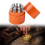 Doming Block Punch Set, Dapping Punches Processing Crafting Metal Forming Tools Stamping Tools for Shaping Beads 15PCS 4