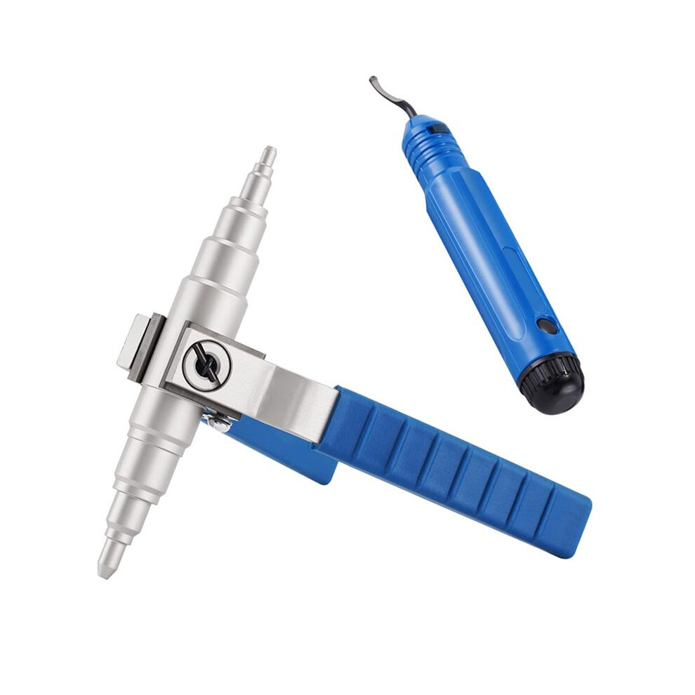 Soft Copper Pipe Tube Expander Universal Hand Tool Manual Refrigeration Tube Expander Kit 3/8In,1/2In,5/8In,3/4In,7/8In 4714140311396