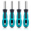 4 PCS Bit Driver Handle, 1/4 Driver Handle Magnetic Screwdriver Bit Drivers Magnetic Bits Holder Screwdriver Handles 1