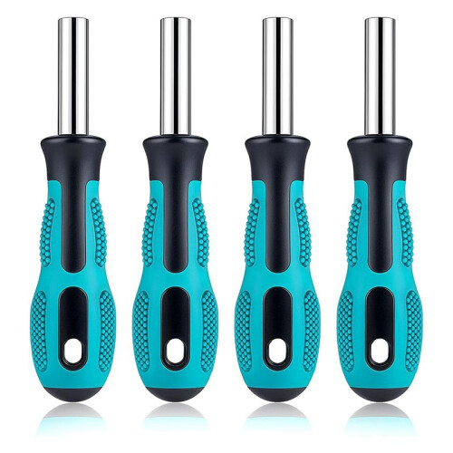 4 PCS Bit Driver Handle, 1/4 Driver Handle Magnetic Screwdriver Bit Drivers Magnetic Bits Holder Screwdriver Handles 1