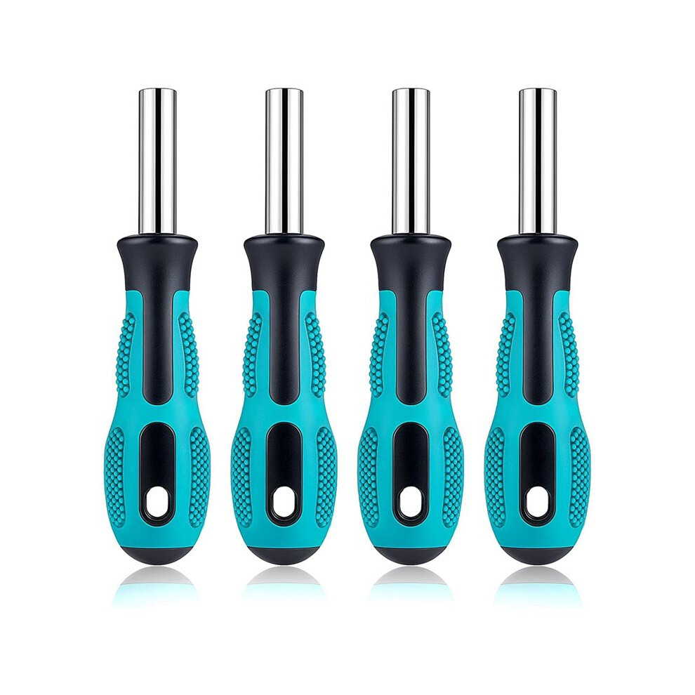 4 Pcs Bit Driver Handle, 1/4 Driver Handle Magnetic Screwdriver Bit Drivers Magnetic Bits Holder Screwdriver Handles 4711147535879