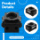 Pneumatic OK Clamp CNC Multi-Station Two-Way Internal Support Expansion Chuck Tooling with Smooth Side Clamp M10 7