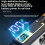 Solar Power LED Flashlights Multifunctional Portable Light Rechargeable Camping Work Light Built in Hardware Tool Box 7