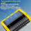 Solar Power LED Flashlights Multifunctional Portable Light Rechargeable Camping Work Light Built in Hardware Tool Box 9