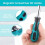 4 PCS Bit Driver Handle, 1/4 Driver Handle Magnetic Screwdriver Bit Drivers Magnetic Bits Holder Screwdriver Handles 5