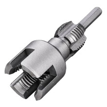 Integrated Internal & External Pipe Threading Tool, Electric Drill Compatible Pvc Pipe Threader Kit, 1/2inch