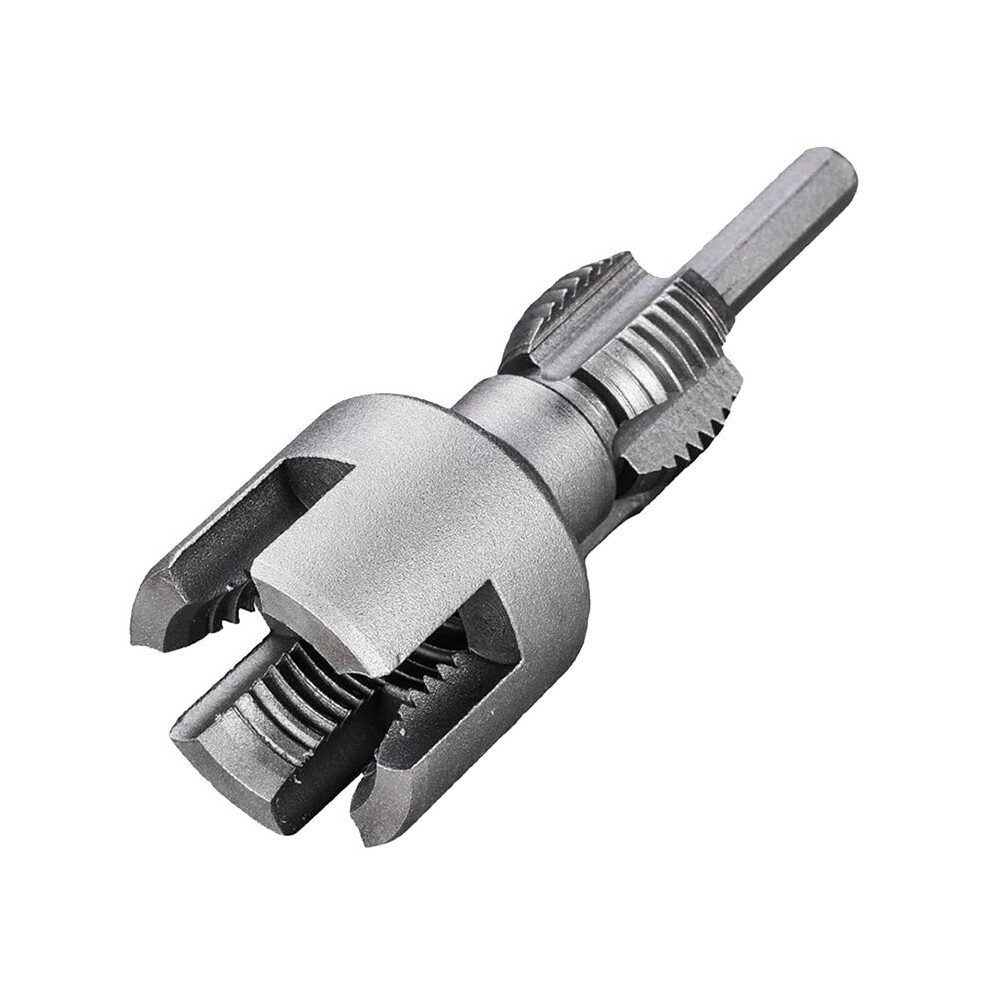 Integrated Internal & External Pipe Threading Tool, Electric Drill Compatible Pvc Pipe Threader Kit, 1/2Inch 6034163774021