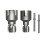 DN15 DN20 Pipe Threading Tool Hex Shank Die Internal External Threads 1/2&3/4 Water Pipes PPR PVC 1