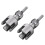 Integrated Internal & External Pipe Threading Tool, Electric Drill Compatible Pvc Pipe Threader Kit, 1/2inch+3/4inch 2