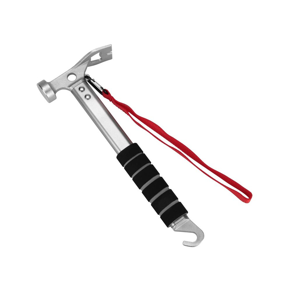 Aluminum Camping Hammer, 3-In-1 Functional Tent Stake Hammer With Puller, Light Weight Tent Mallet For Camping, Hiking 6031146250848