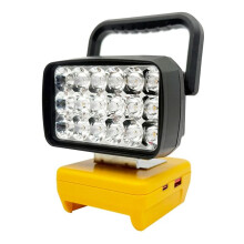 Portable Lanterns Lamp 18 Beads LED Work Light Spotlight Torch for XR 18V 20V Li-Ion Battery DCB180 DCB183 DCB200