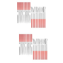 Pack of 40 Diamond Needle Files Set, Diamond File Jewellery Hand Files Tooth File Tool Set