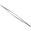 6pcs 5.9 Inch Long Silver Tone Bent Curved Tip Tweezers Forceps Plier Hand Tool 5