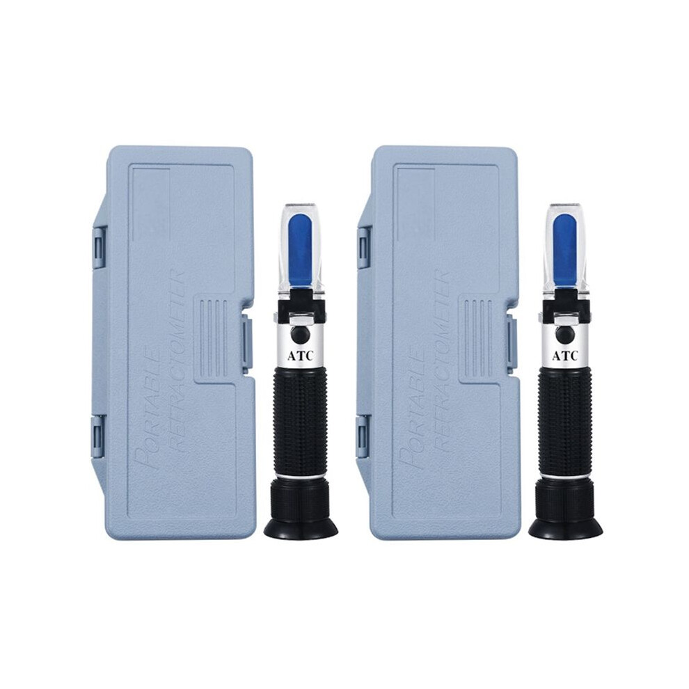 2X Brix Refractometer With Atc Dual Scale - Specific Gravity & Brix Hydrometer In Wine Making 6033019179973