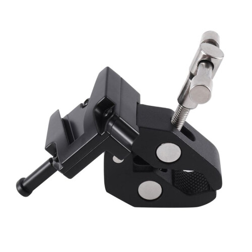 2X Super Crab Clamp with T Handle & Universal V-Lock Mount Quick Release Adapter for DSLR Camera Battery Mounting 1