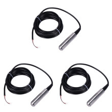 3X Submersible Water 4-20MA Liquid Level Transmitter Sensor Fuel Tank Level Sensor Metal Water Liquid Level Sensor