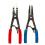 4 Pc.10 Inch Ratchet Type Circlip Remover Installer Snap Ring Pliers Set 5