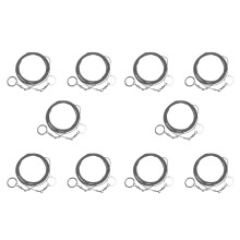 10X Outdoor Hand-Drawn Rope Saw 304 Stainless Steel Wire Saw Camping Life-Saving Woodworking Super Fine Hand Saw Wire 5M