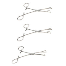 3X Triangle Opening Plier Clamp Piercing Forcep Tool Stainless Steel Body Piercing Plier Body for Ear Lip Nose Tongue
