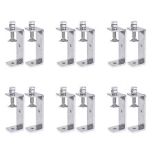 Metal Clamp Heavy Duty Clamp C Clamp Woodworking Clamp with Wide Jaw Openings (120MM), 12PCS