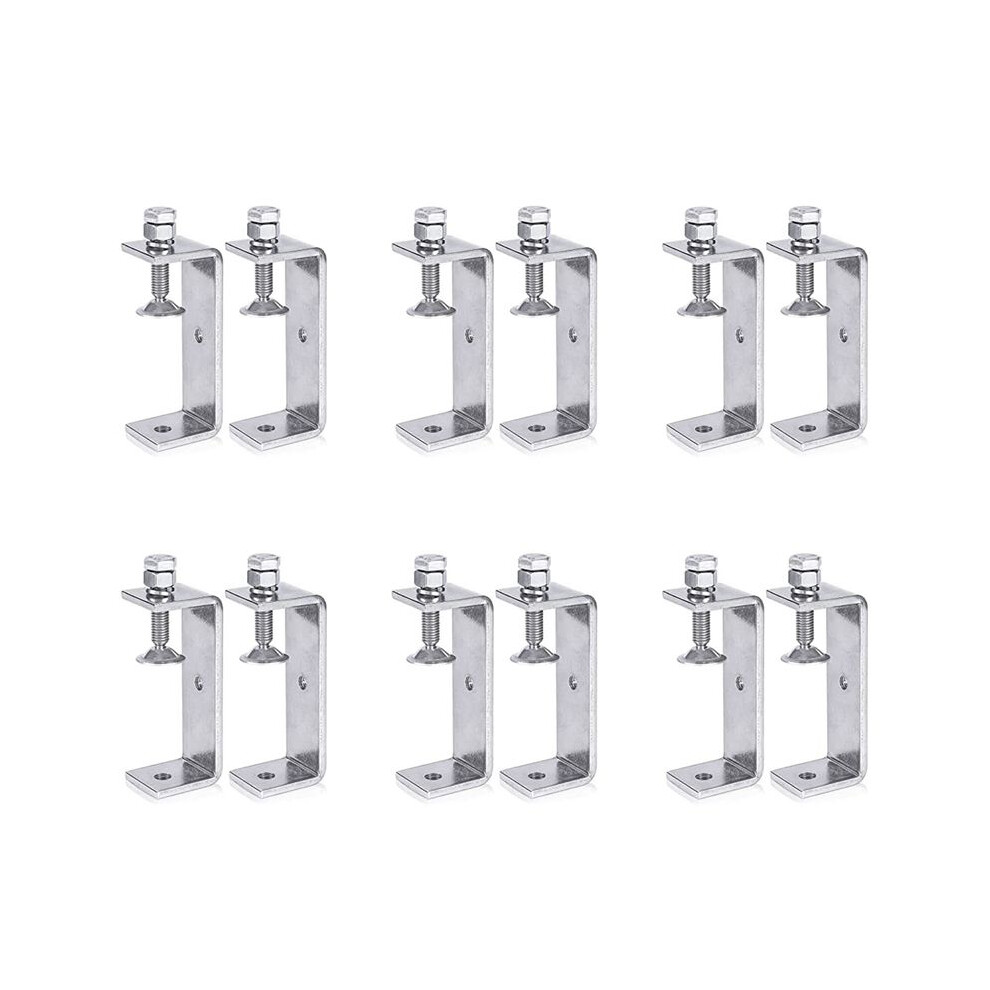 Metal Clamp Heavy Duty Clamp C Clamp Woodworking Clamp With Wide Jaw Openings (120Mm), 12Pcs 6031794440929