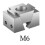 2X Ok Fixture Wedge M6 Expansion Machine Tabletop Adjustable Side Fixed Clamp Sculpture Carving Tool Model Figures 2