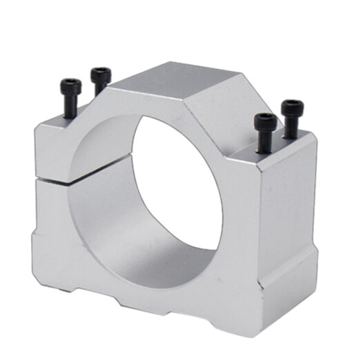 4Pcs Spindle CNC Milling Machine Motor with 16 Screws Spindle Clamp Mounting Bracket 65mm 1