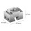 2X Ok Fixture Wedge M6 Expansion Machine Tabletop Adjustable Side Fixed Clamp Sculpture Carving Tool Model Figures 5