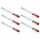 6pcs 3/16 Inch 4.8mm Round Flat  Sharpening Sharpener Force File Files Holder Handle Kit Chainsaw Chain Tools 1