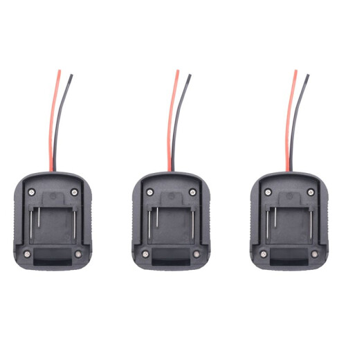 3Pc Battery Adapter for  18V Lithium Battery Power Tool Connector Adapter Dock Holder for Power Tool BL1830 BL1840