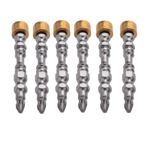 6X PH2 Hardness 65MM   Screwdriver Bit Double  Electric Screwdriver Phillips Screw with Magnetic Ring