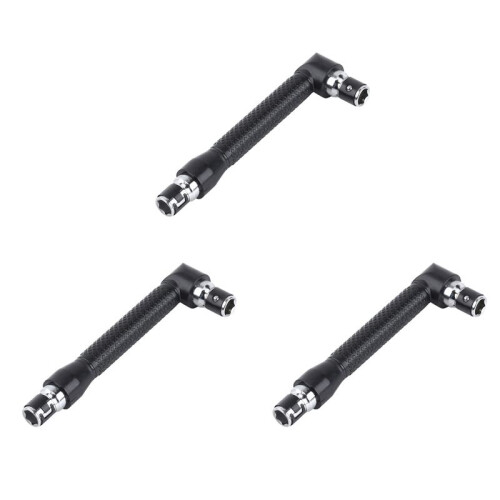 3X L Shape 1/4 Inch Hex Wrench Double  90 Degree Right Angle Screwdriver Bits