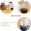 For  Blender Replacement Parts, 4937  Osterizer Blender Jar Accessory, Cup  Plastic Jars with Lids (4 Pack) 5