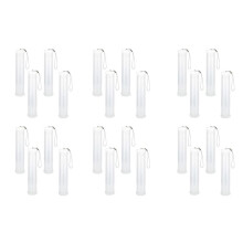 24-Pack Uitschuifbare Plastic Verfkwastkoker, Doorzichtige Lange Verfkwasthouderkoker, Opbergpotloodhouder