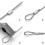 4000PCS 1/16 Inch Cable Ferrule Set Aluminum Alloy Crimping Loop Sleeve for Wire Rope 6